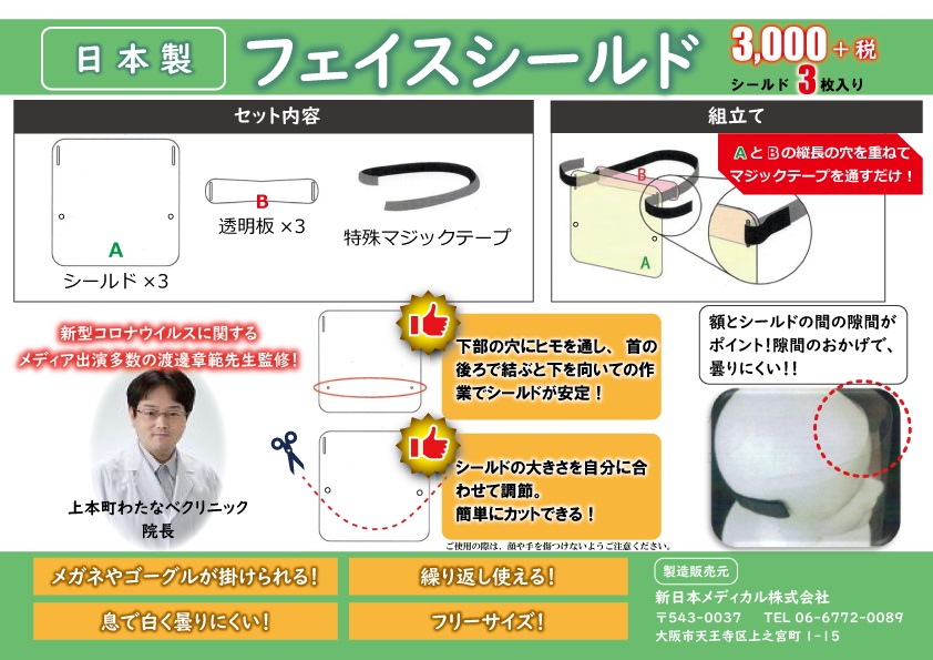 フェイスシールドイメージ